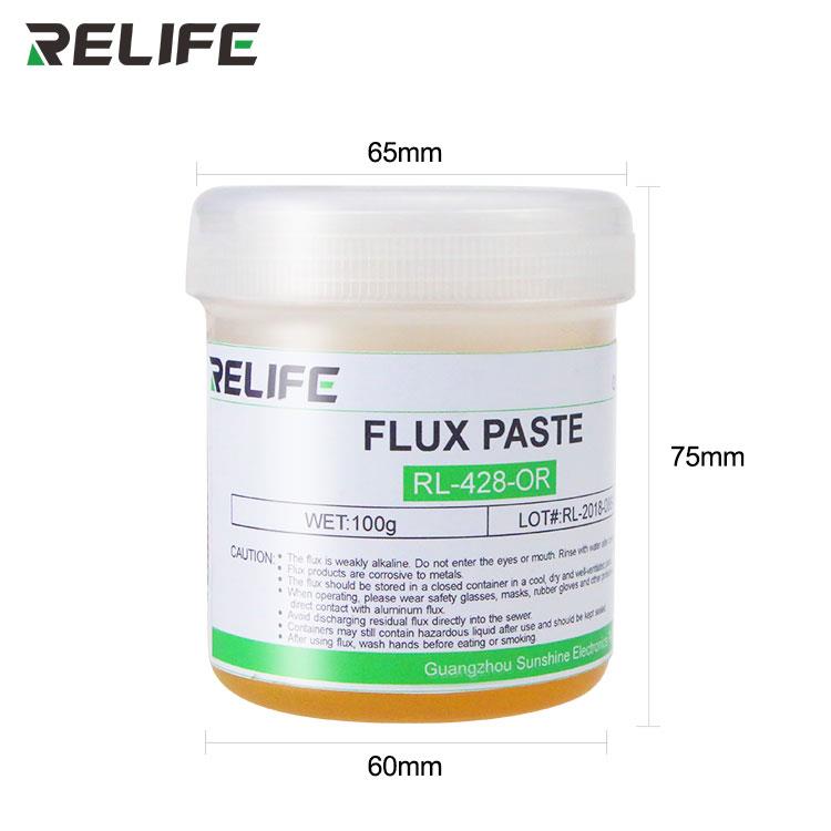 RELIFE RL-428-OR 100G  JAPANESE IMPORTED ROSIN FLUX PASTE 